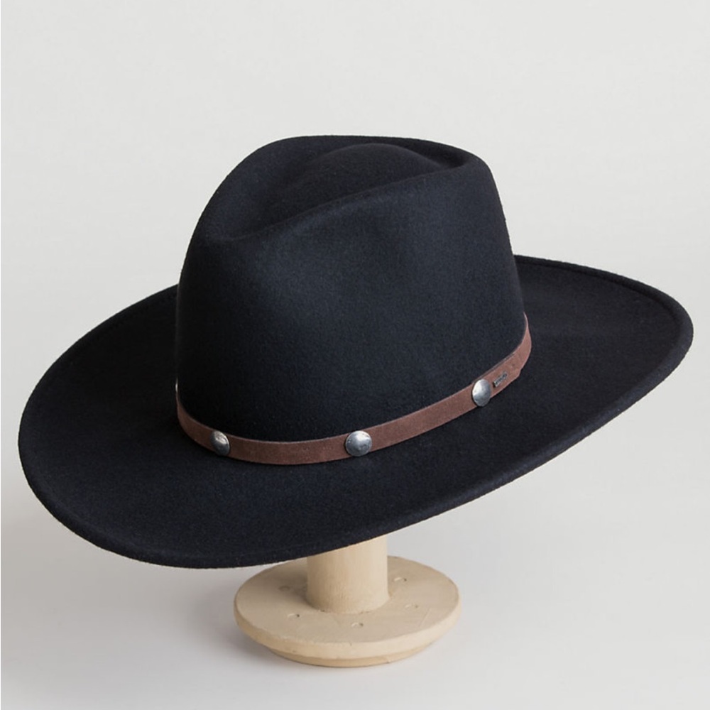 Stetson Tahoe NWT wool felt fedora cowboy hat crushable M